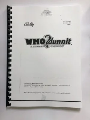 Manual - Who Dunnit
