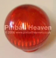 Red globe flasher dome- 03-9441-9