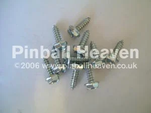 1/4" screws, thin (pack of 10)