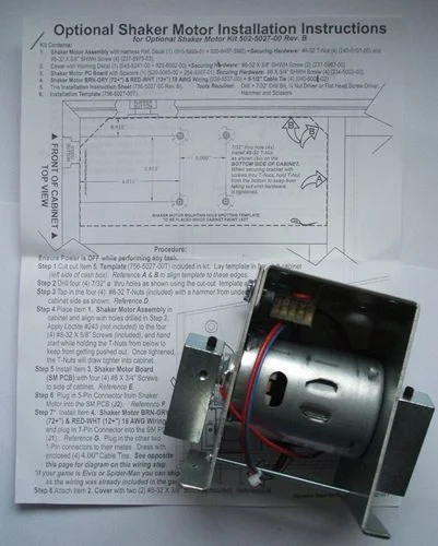 Shaker motor kit - 502-5027-00