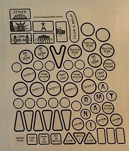 Insert decal set (laminated) AFM