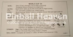 Instruction card, WC94