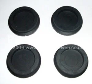 Rubber shoe for bottom of pinball leg (set of 4)