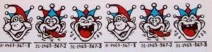 Target decal set (6) - Jokerz