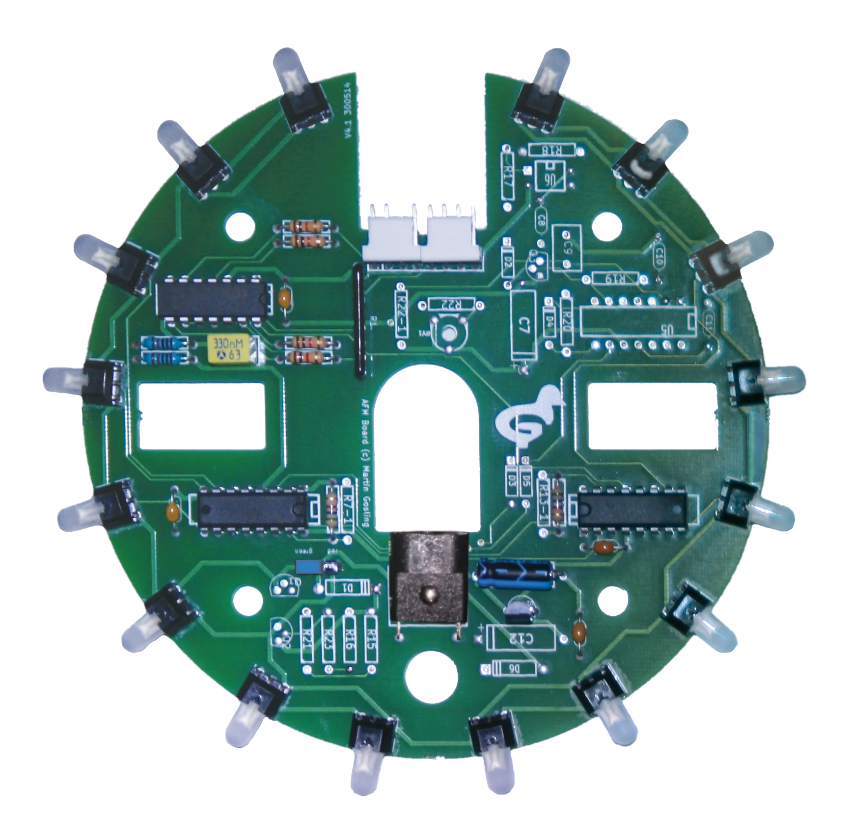GozMod Attack from Mars pinball mothership LED board