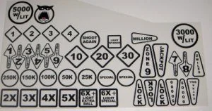 Insert decals (Laminated & Die Cut) Earthshaker