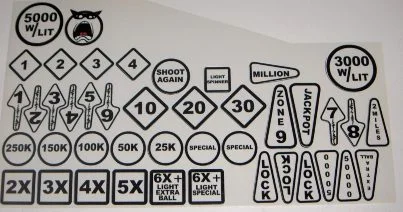 Insert decals (Laminated & Die Cut) Earthshaker