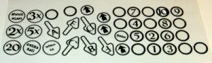 Insert decals (Laminated & Die Cut) Lost World