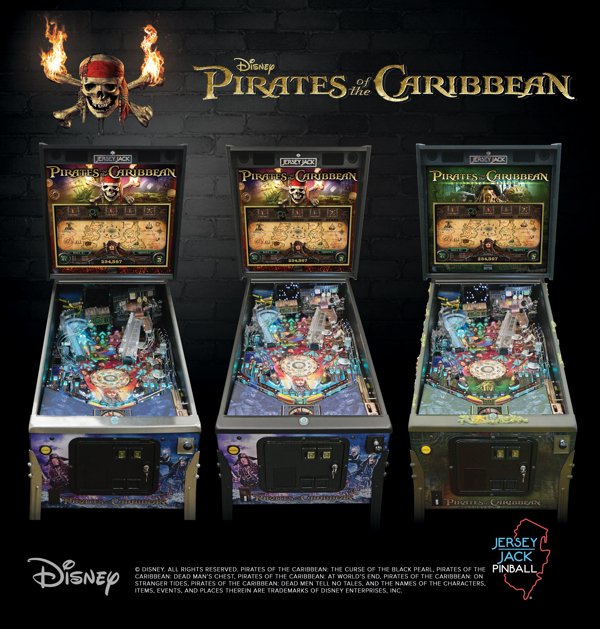 jjp pirates of the caribbean pinball for sale