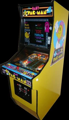 Baby Pac Man retro pinball video combination machine (Hire)