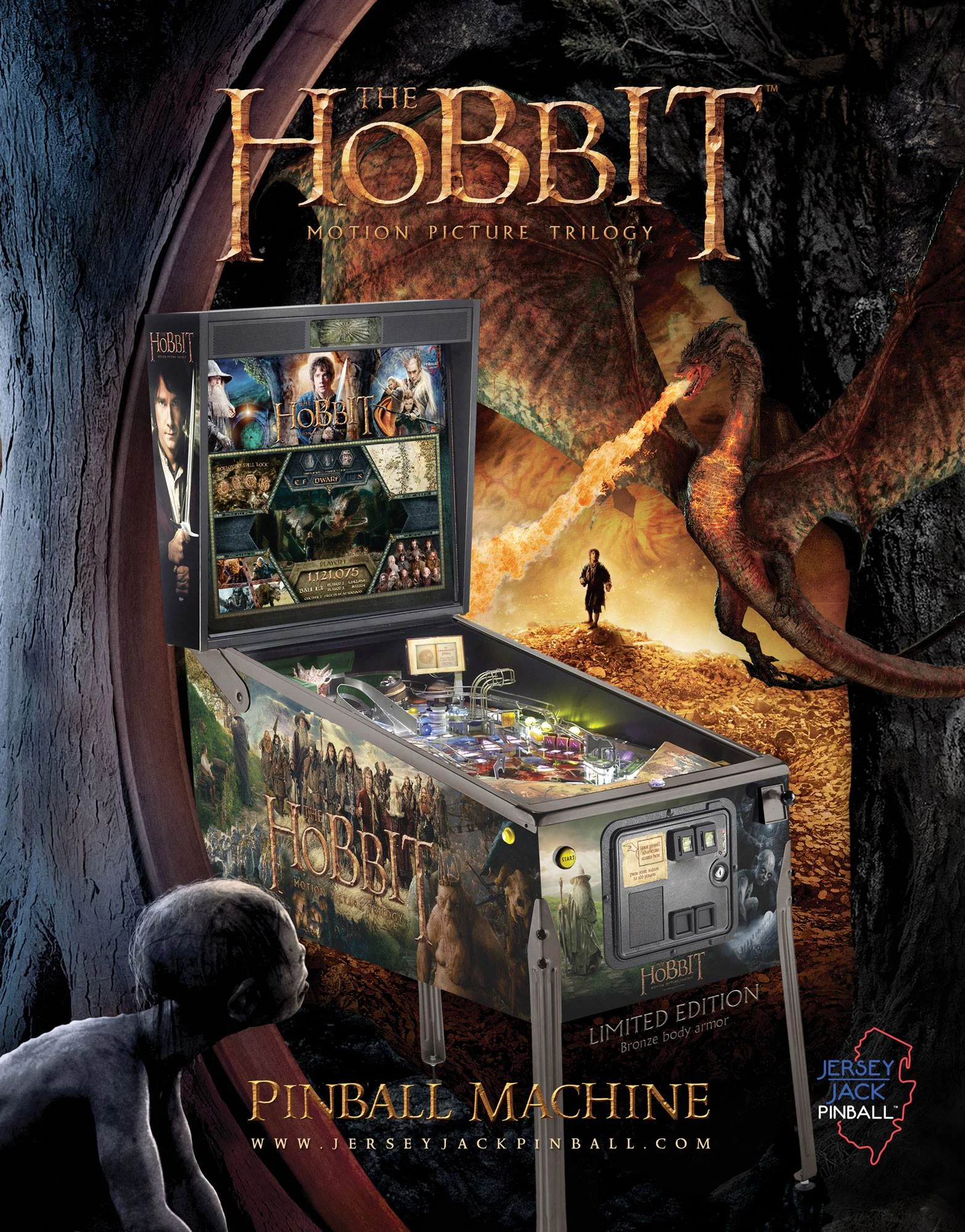 The Hobbit by Jersey Jack Pinball (Black Arrow edition) - Image 8