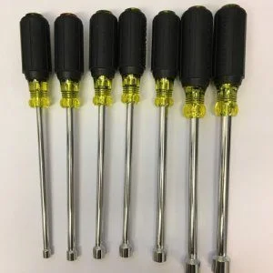 Nut driver/spinner tool with magnetic tip