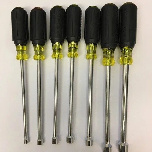 Nut driver/spinner tool with magnetic tip