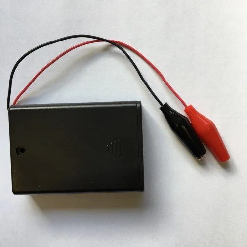 Remote battery holder