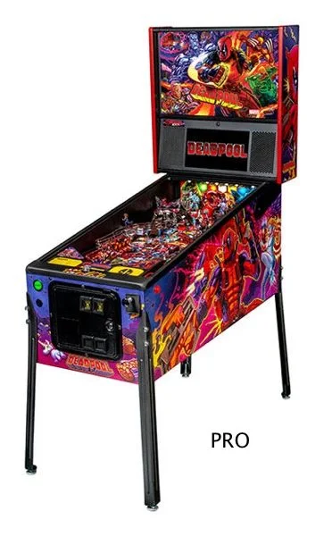 Deadpool Pinball Machine from Stern available in Pro and Premium editions