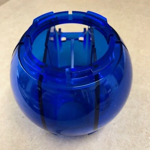 Twilight Zone blue gumball housing