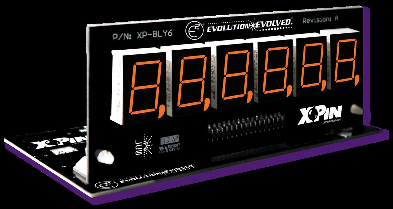 XPin Bally 6 digit display