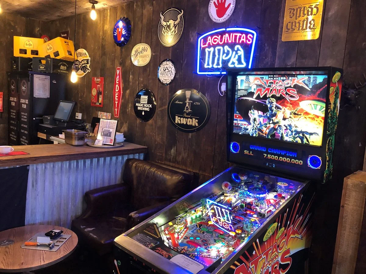 Attack From Mars Pinball Machine at The Head of Steam Sheffield