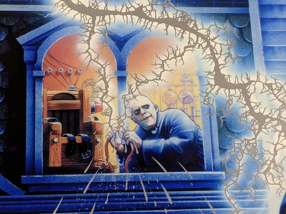 Addams Family backglass Mirrored GLASS! - Image 2