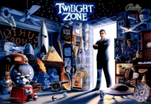 Twilight Zone backglass Mirrored GLASS!