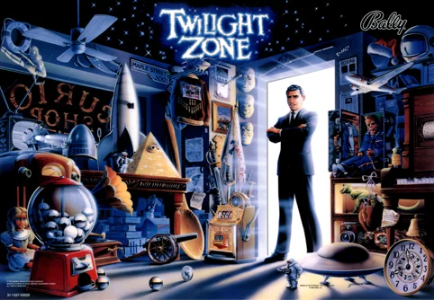 Twilight Zone backglass Mirrored GLASS!