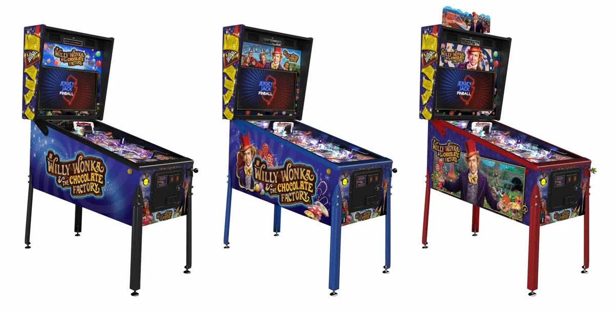 Willy Wonka Pinball Machine - Standard, Limited & Collectors Edition