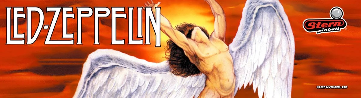 Led Zeppelin Pro Pinball Machine