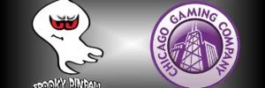 Spooky Pinball & Chicago Gaming Company Logos