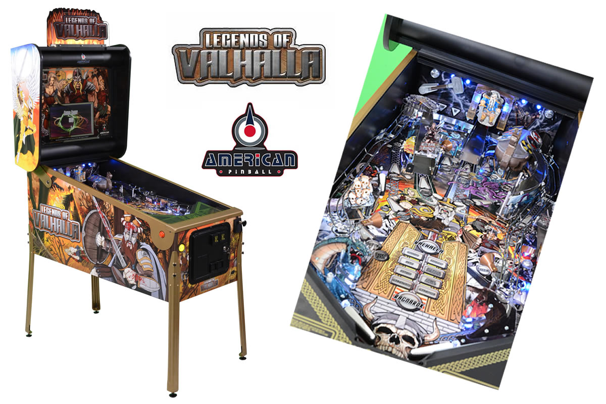 Legends of Valhalla Pinball Machine
