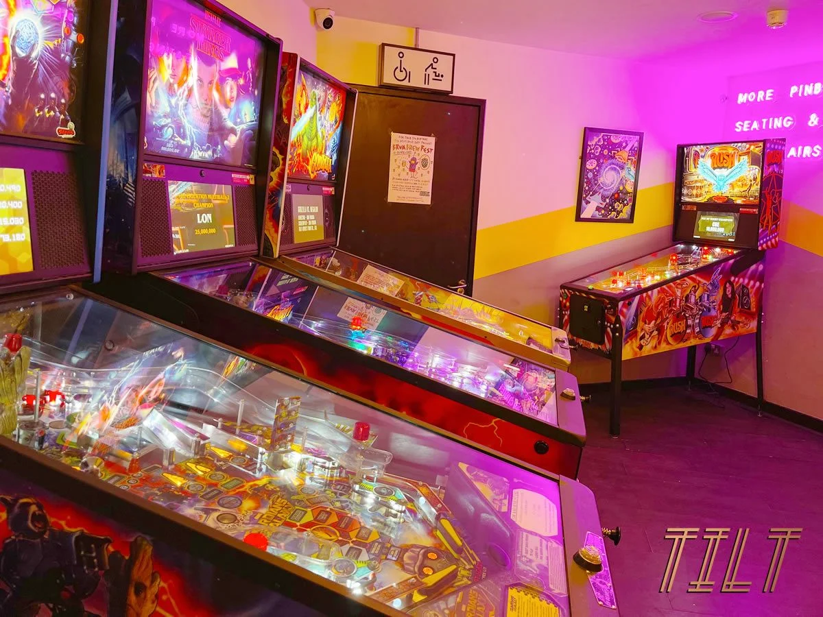 Rush Pro Pinball Installed at Tilt Birmingham