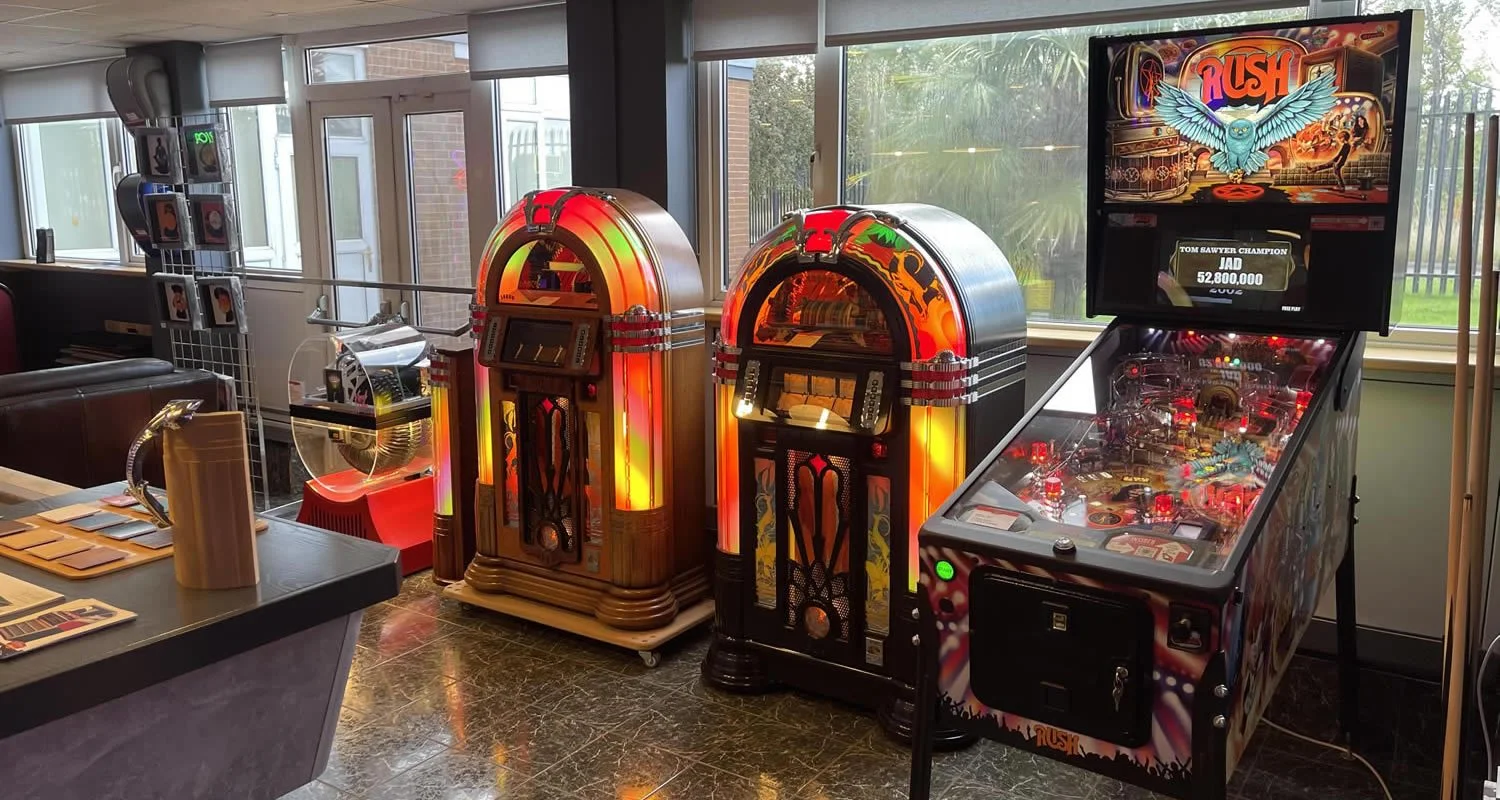 Rush Pinball Pro Installed at Sound Leisure in Leeds