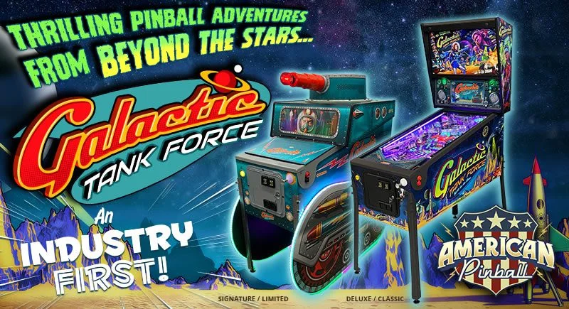Galactic Tank Force Pinball Machine Galactic Tank Force Pinball Machine