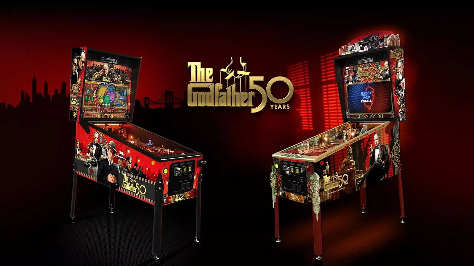The Godfather 50 Years Pinball by Jersey Jack