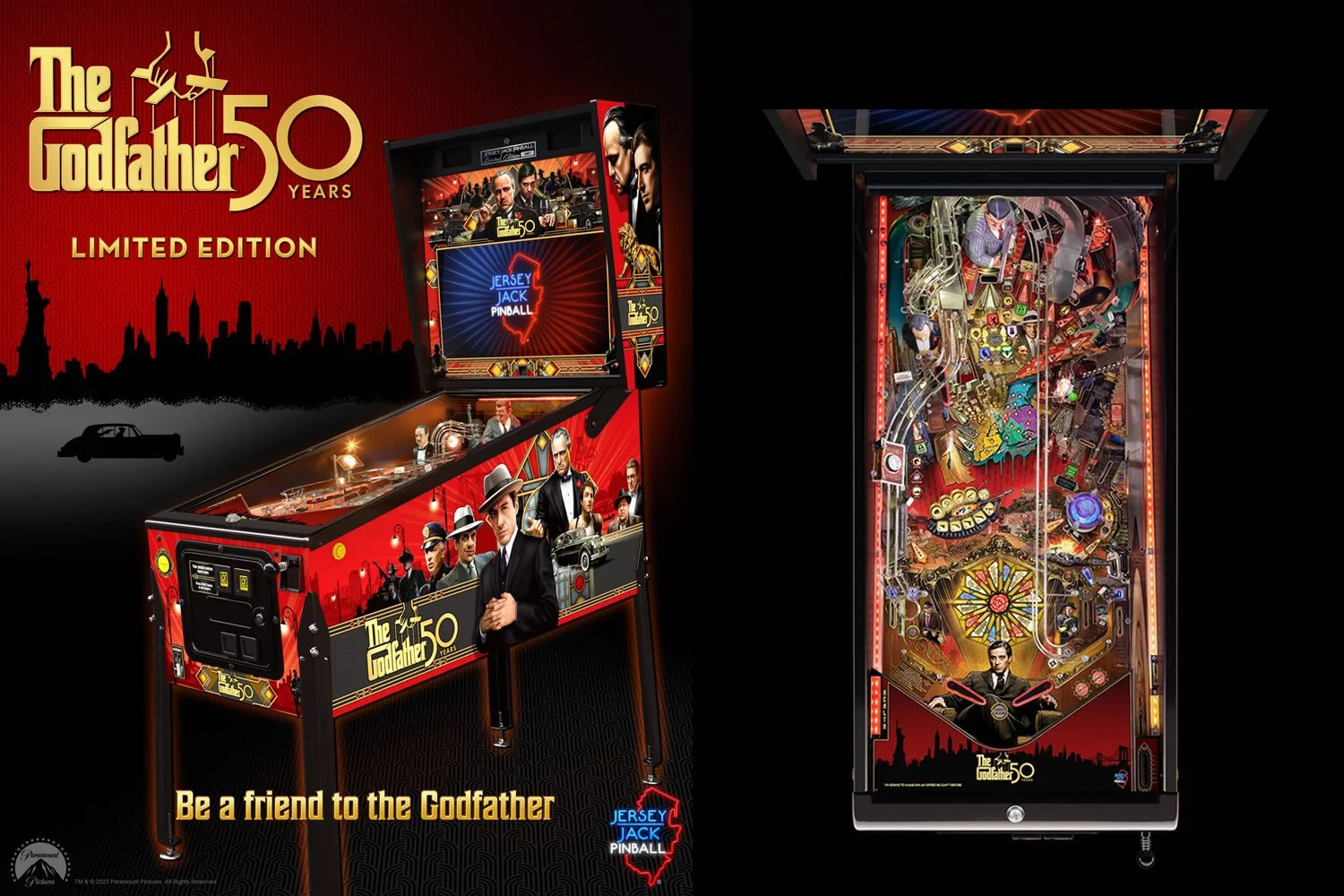 The Godfather LE Pinball Machine