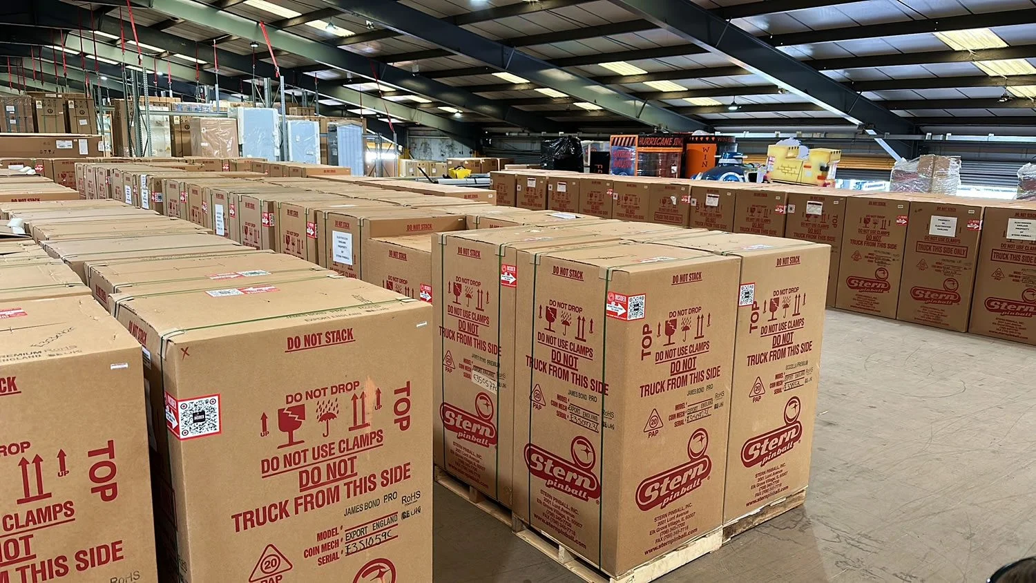 New Arrivals at our Pinball Machine Warehouse