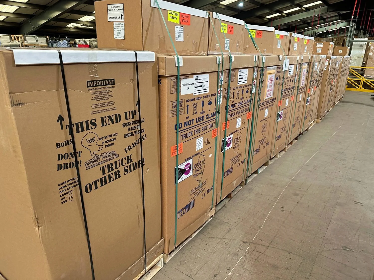 New Arrivals at our Pinball Machine Warehouse New Arrivals at our Pinball Machine Warehouse