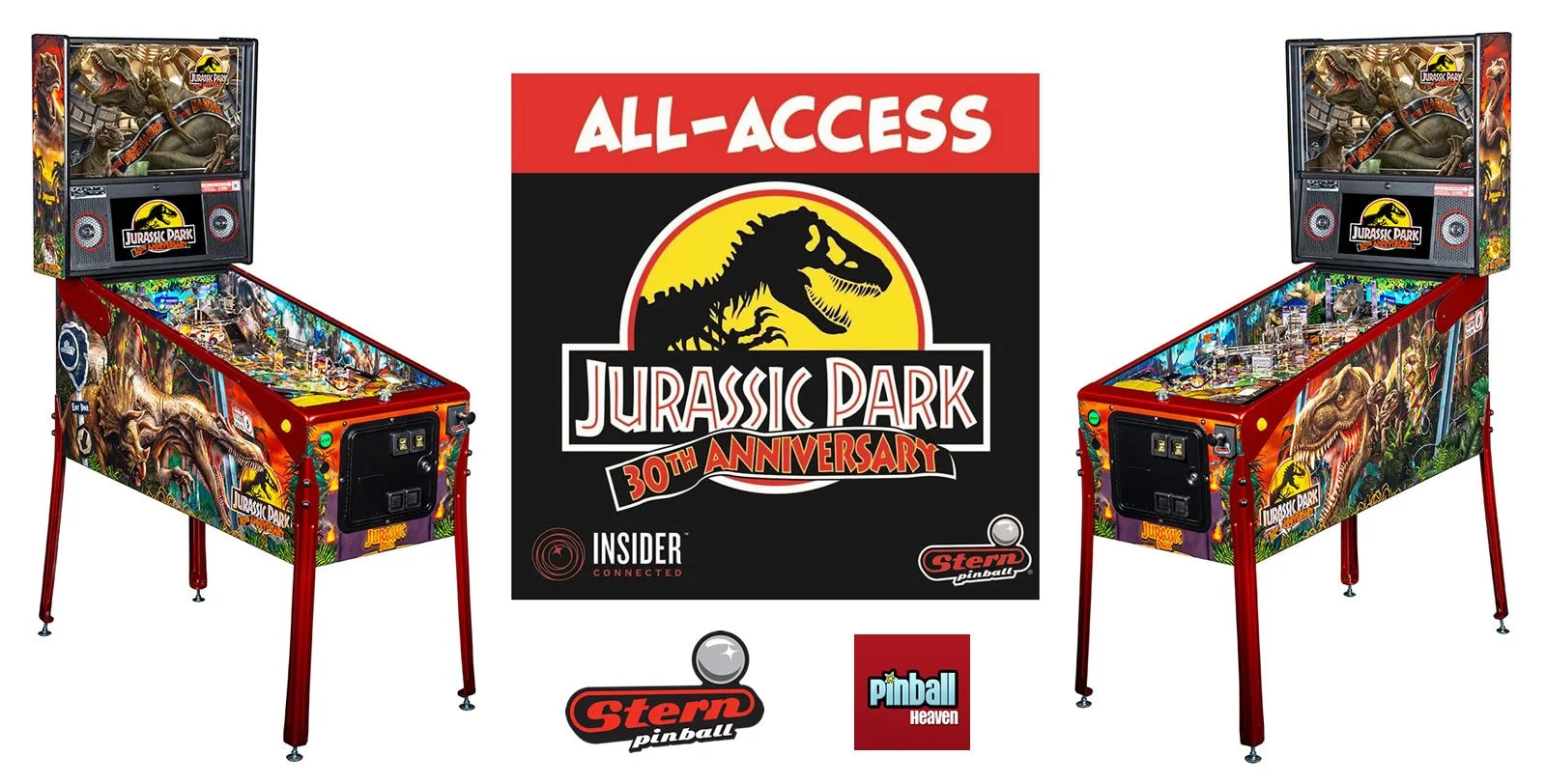Jurassic Park 30th Anniversary Pinball Machine Announced by Stern