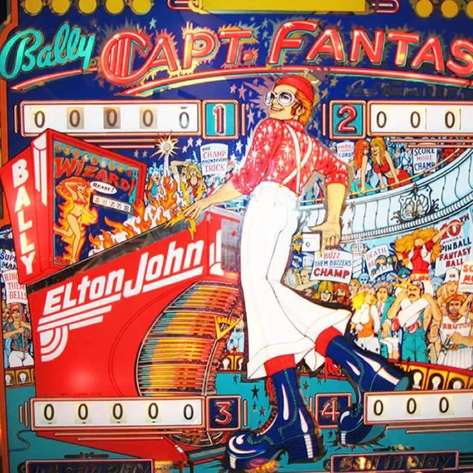 Elton John Pinball Machine - Captain Fantastic Elton John Pinball Machine - Captain Fantastic