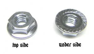 1/4-20 Coin Door Whiz Flange Locknut (each)