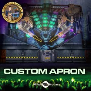 Art of Pinball mod for Alien pinball - Custom Apron Cover