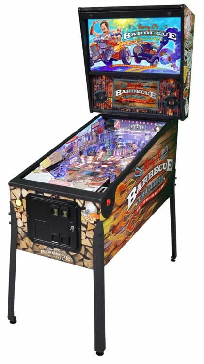 Barry O's Barbeque Challenge Pinball Machine Cabinet Barry O's Barbeque Challenge Pinball Machine Cabinet