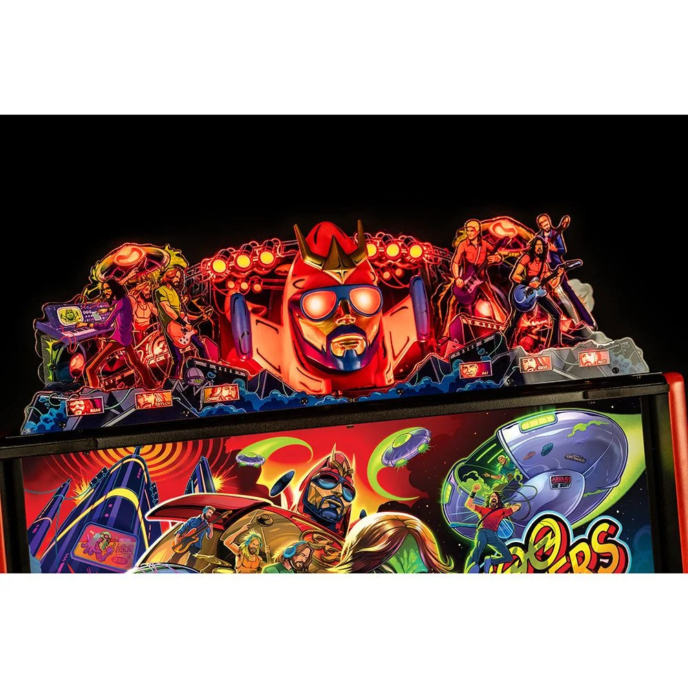 Foo Fighters pinball topper