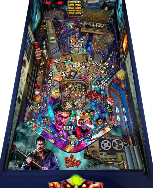 Evil Dead Pinball Machine Playfield Evil Dead Pinball Machine Playfield