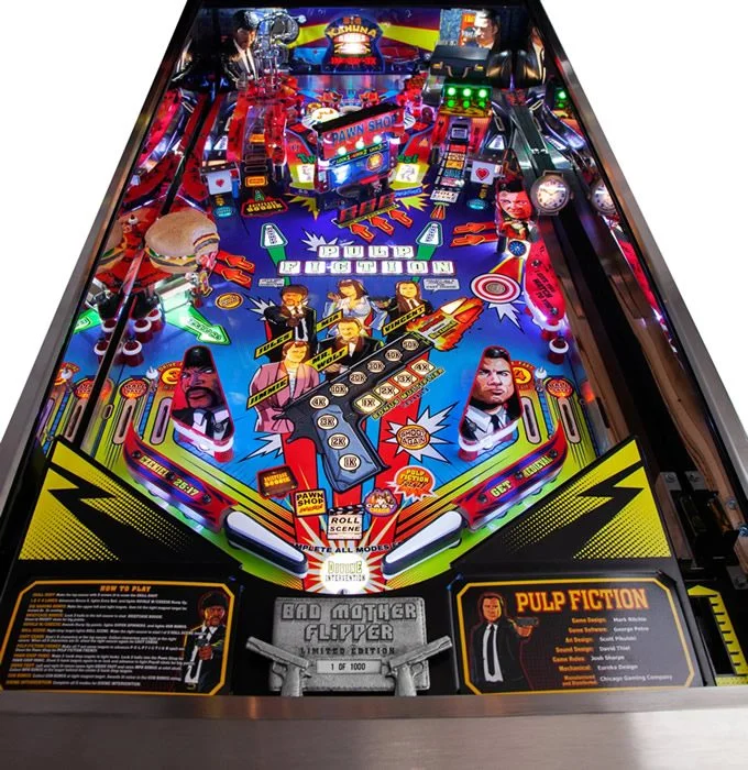 Pulp Fiction Pinball Machine Playfield Pulp Fiction Pinball Machine Playfield