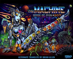 Bride of Pinbot alternative translight by Brian Allen