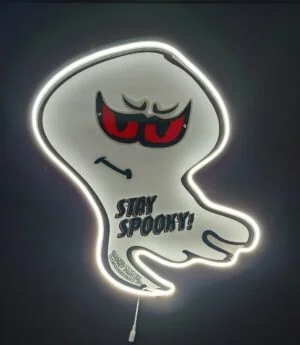 Spooky logo LED Neon sign