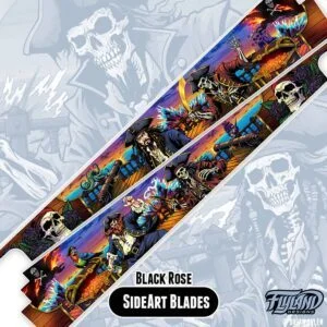Black Rose art blades by Flyland Designs