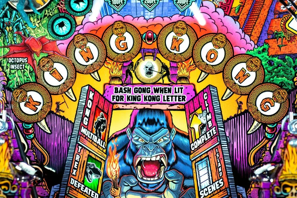 King Kong Pinball Machine - Myth of Terror Island King Kong Pinball Machine - Myth of Terror Island