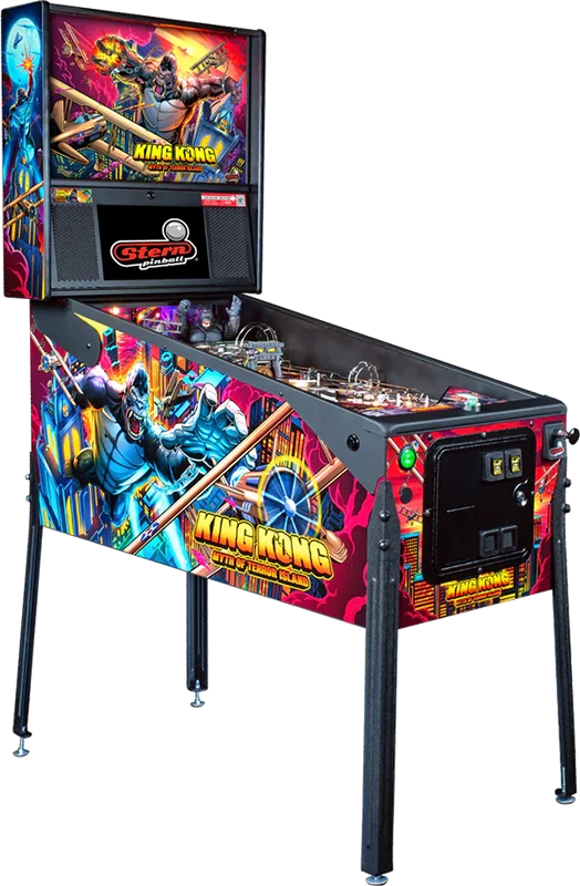 King Kong Pinball Machine - Myth of Terror Island Cabinet