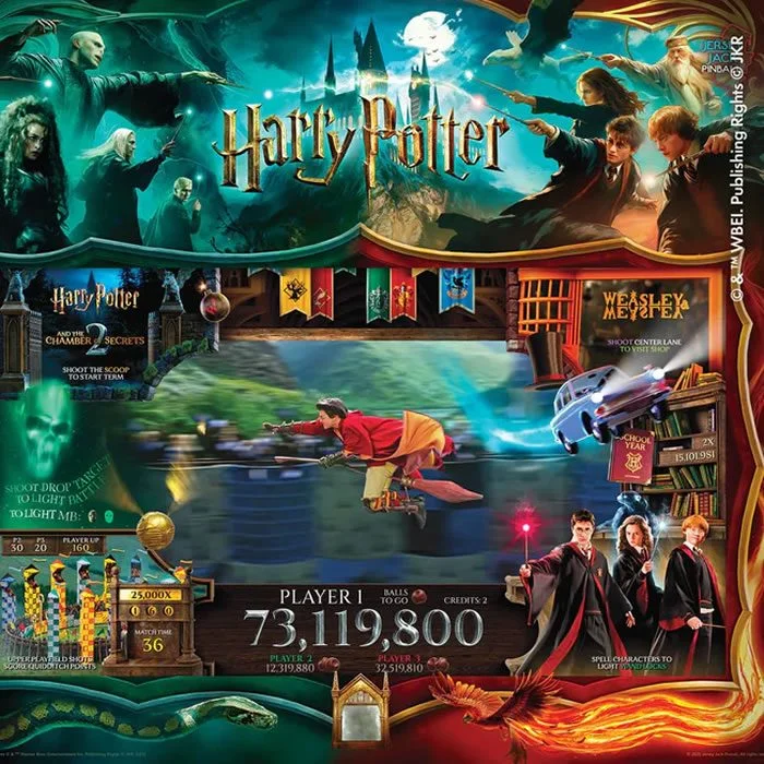Harry Potter Pinball Machine Backglass Harry Potter Pinball Machine Backglass